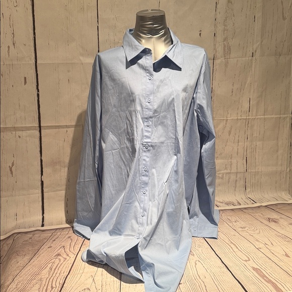 NWT Fashion Nova long sleeve collared shirt - Picture 4 of 10